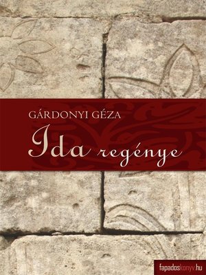 cover image of Ida regénye
